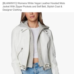 BLANk NYC Fresh Start Vegan Leather Jacket